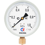 Манометры стандартного исполнения, модель 2, тип ТМ, серия 10М²