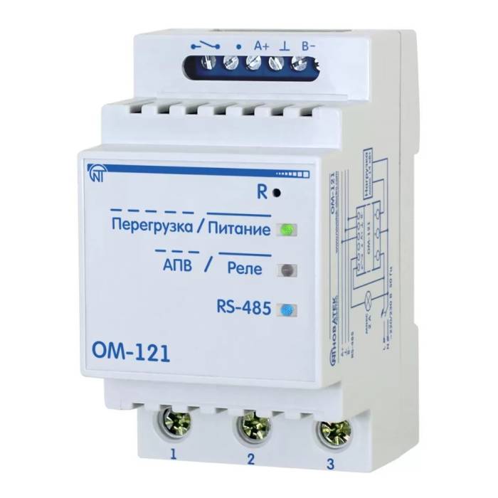 ОМ-121 Однофазный измеритель-ограничитель мощности