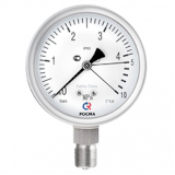 Манометры коррозионностойкие виброустойчивые, с защитой от перегрузки Тип ТМ (ТМВ), серия 21, Пх2,5