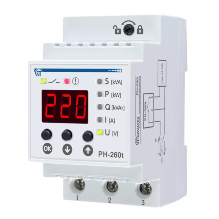 РН-260Т 63А Реле напряжения 