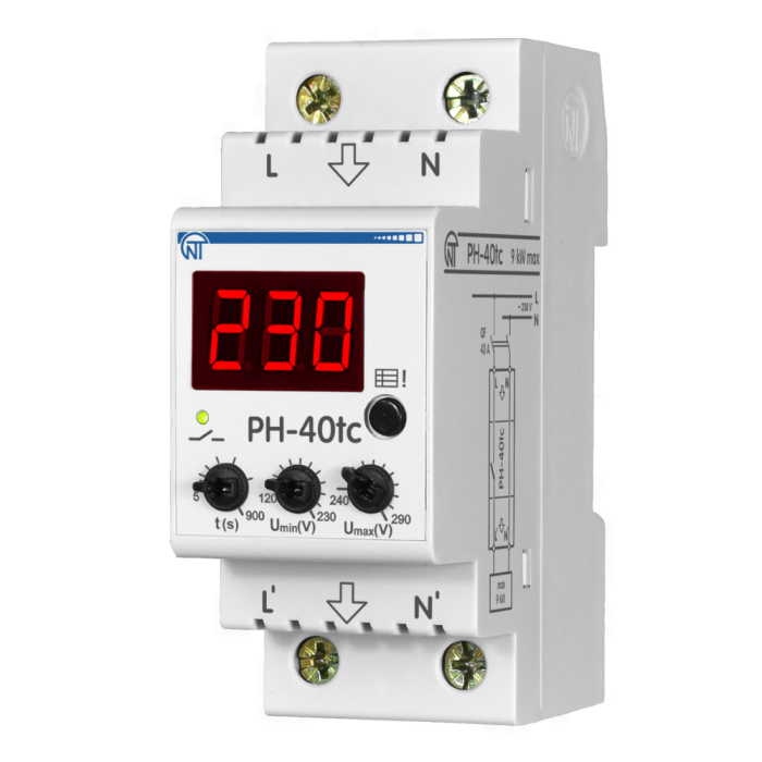 Реле напряжения РН-40tc