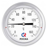 Тип БТ, серия 220 Термометры коррозионностойкие с возможностью гидрозаполнения силиконом (осевое; радиальное; радиальное с резьбами СН, СВ, ПН; универсальное присоединение)