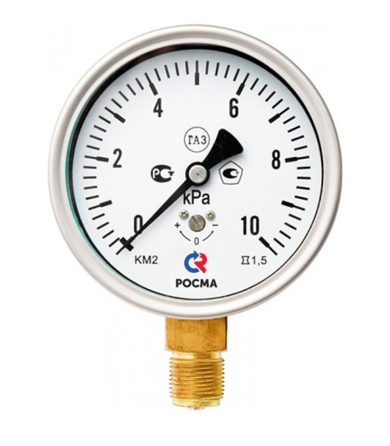 Манометры для измерения низких давлений газов Тип КМ (КМВ)