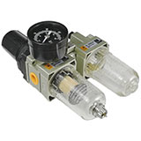 Блоки подготовки сжатого воздуха вертикальной компоновки