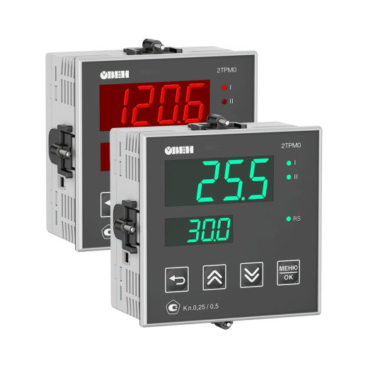 2ТРМ0 двухканальный измеритель с интерфейсом RS-485