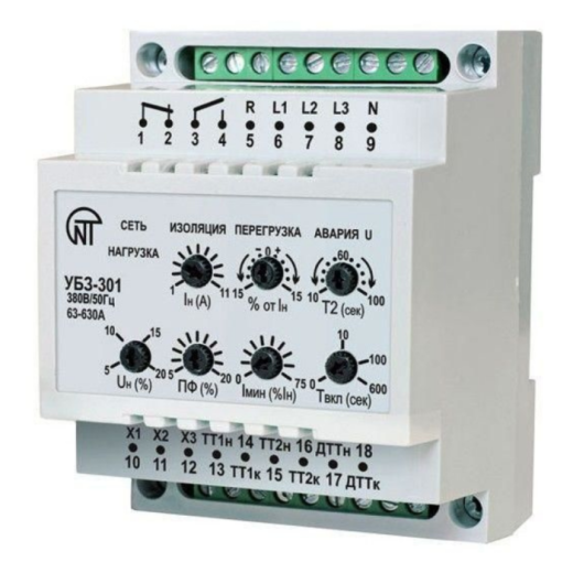 Универсальный блок защиты УБЗ-301 63-630А